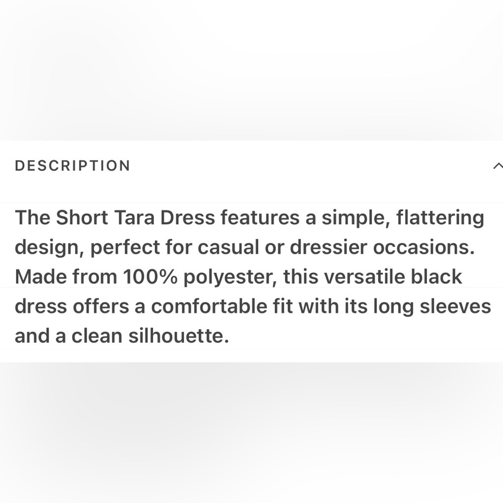 SHORT TARA DRESS By Tess - Picture 12 of 13